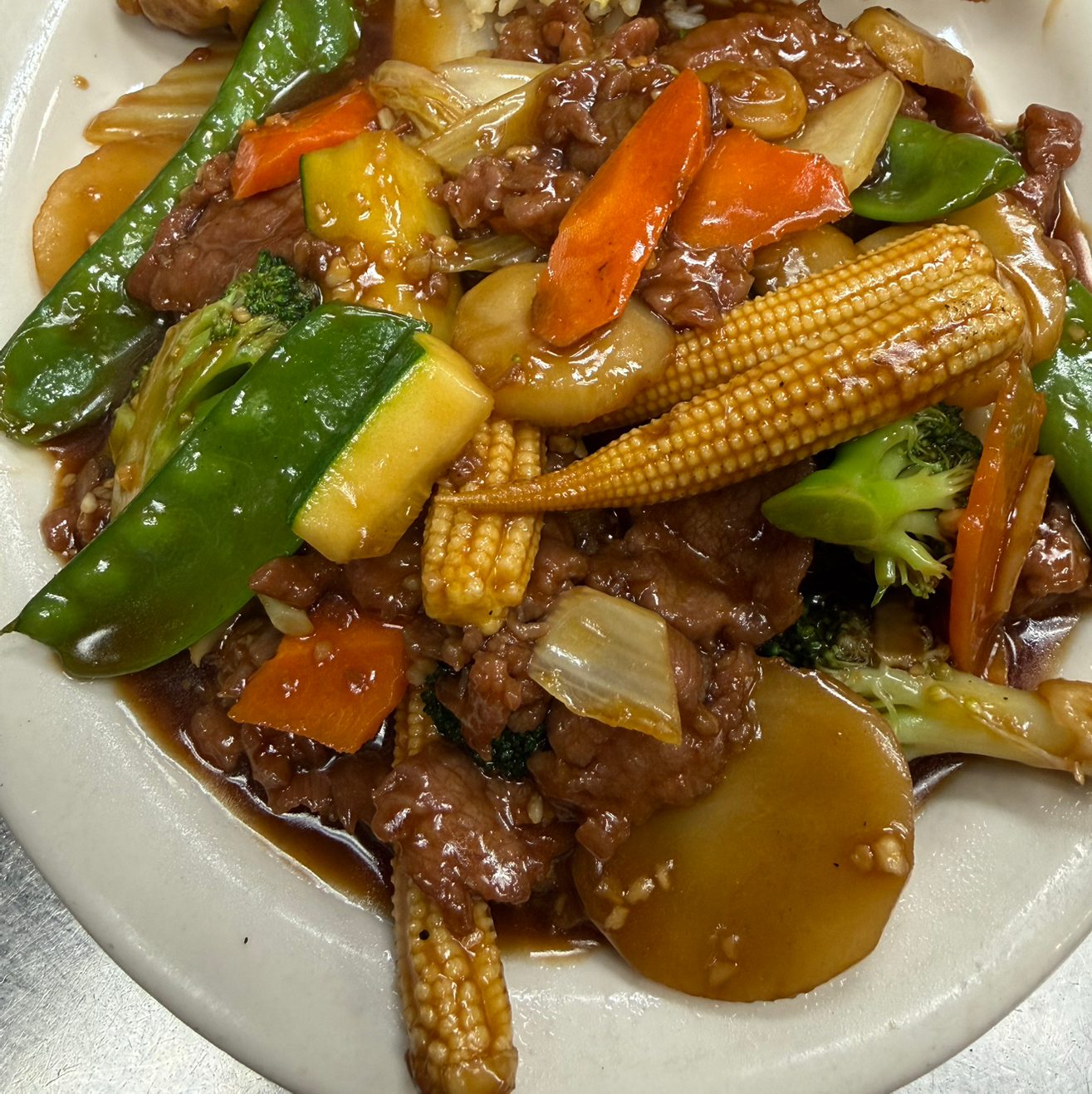 Beef with Vegetables.