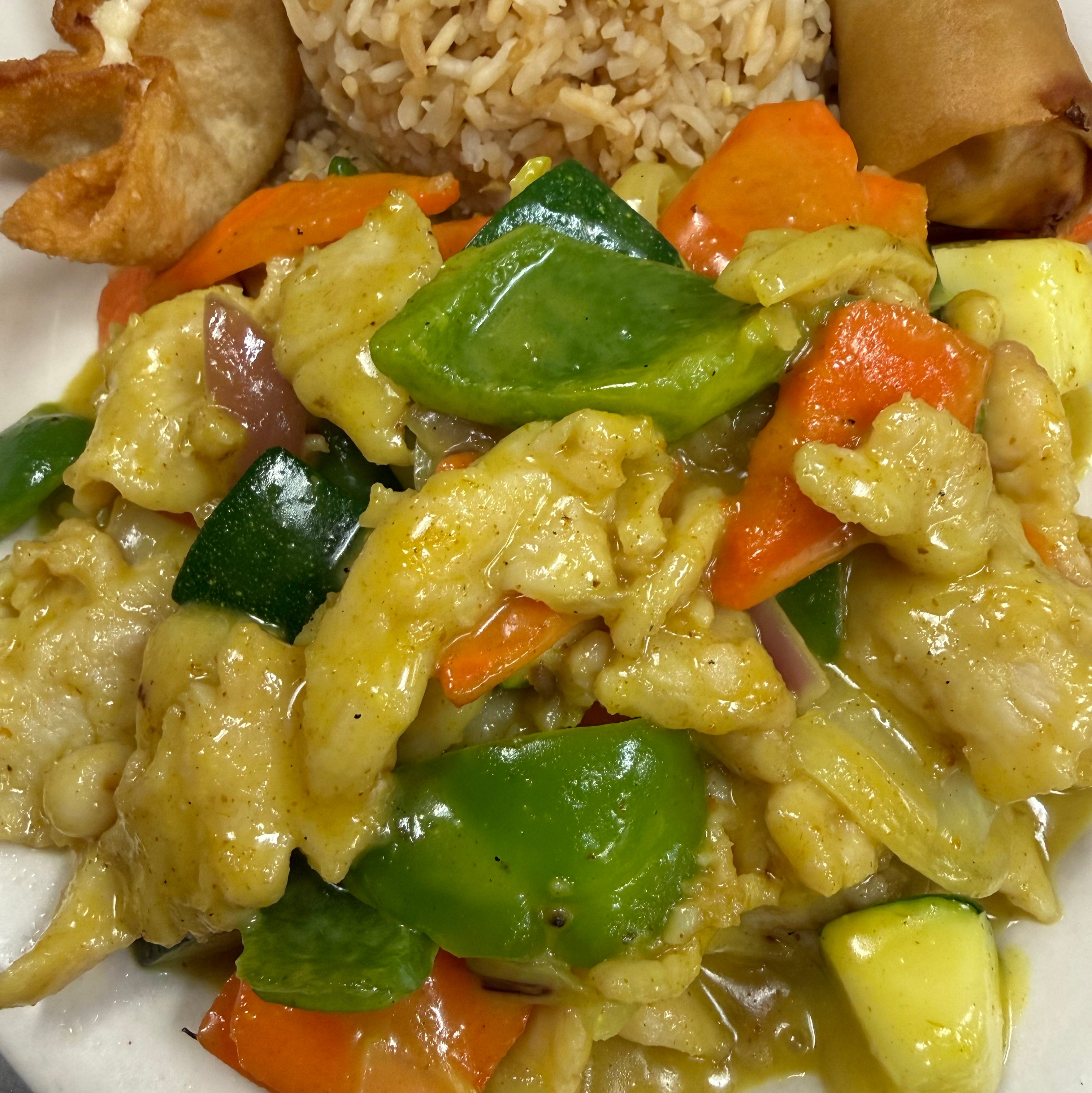 Thai Curry Chicken or Beef.