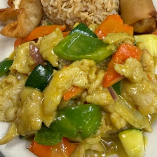 L - Thai Curry Chicken or Beef