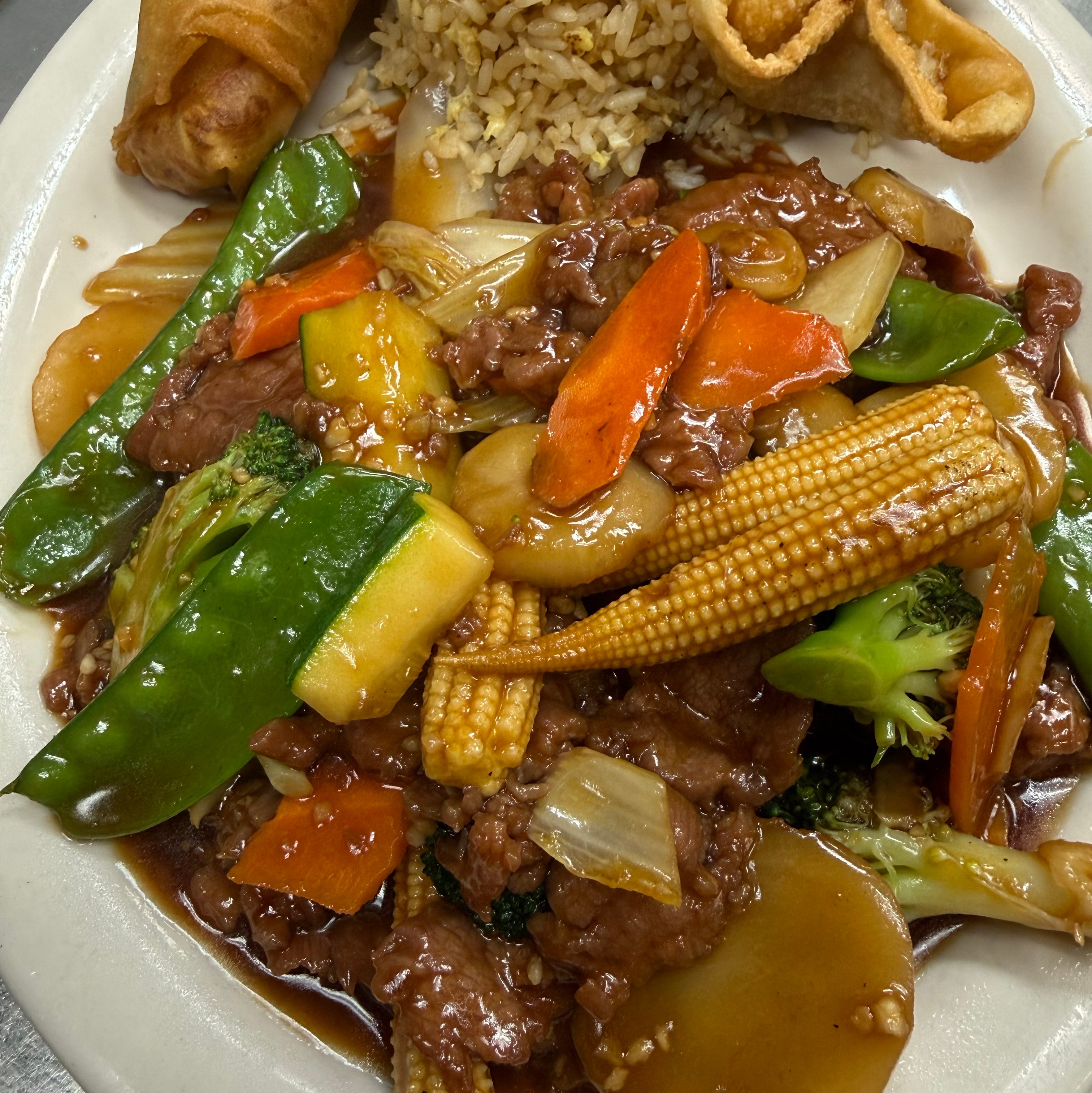 Beef with Vegetables.
