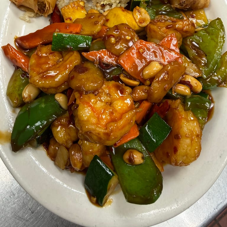 Delicious Kung Pao Shrimp