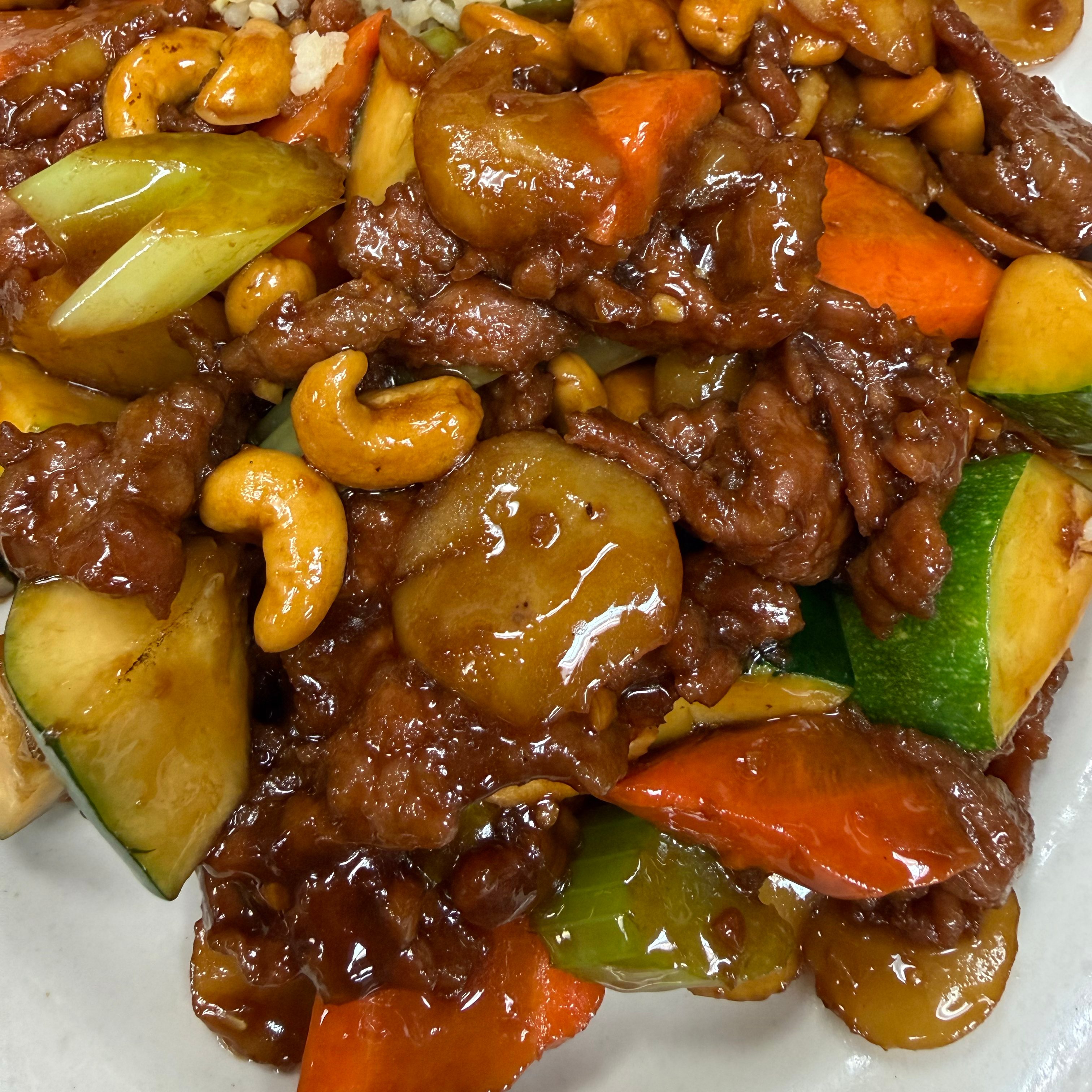 Cashew Beef.