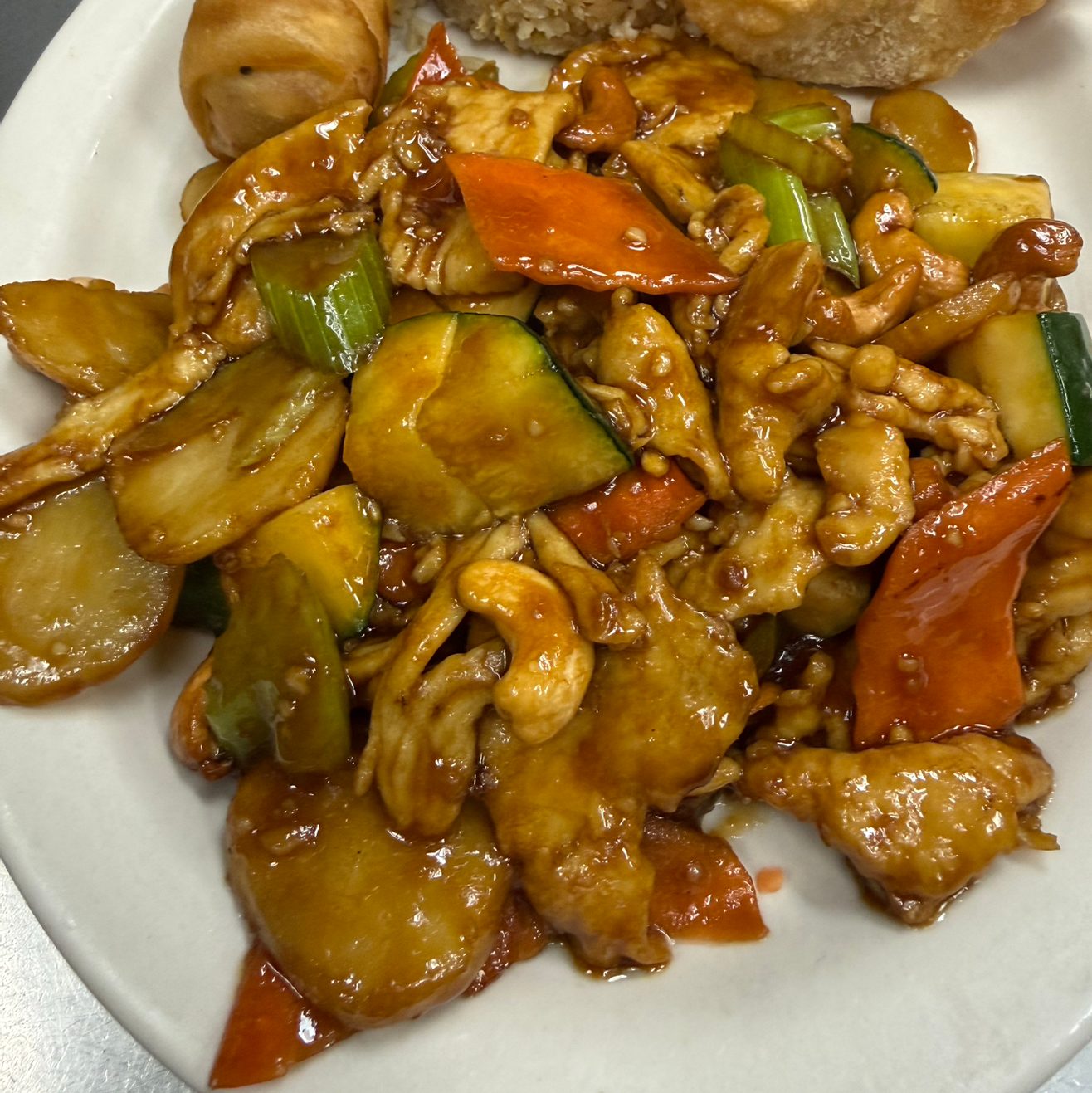 Chicken with Cashew Nuts.