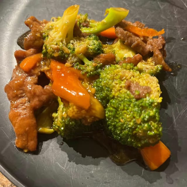 Beef with Broccoli.
