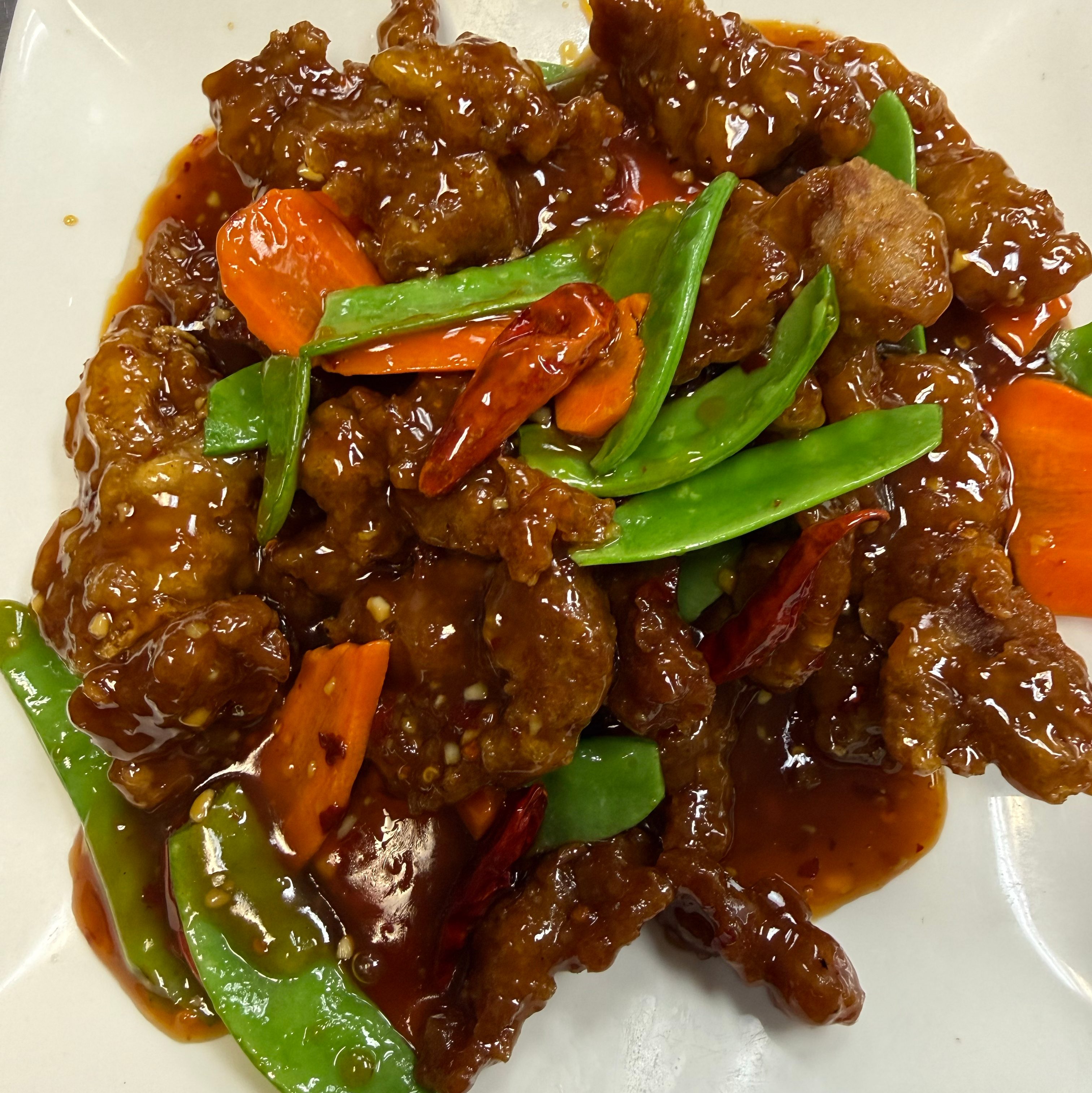 Hunan Beef Chef's Special.