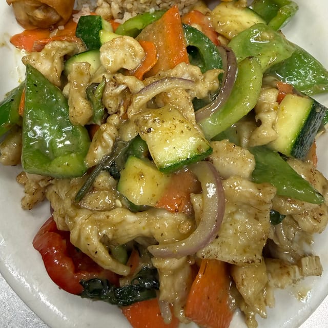 Thai Green Curry Chicken.