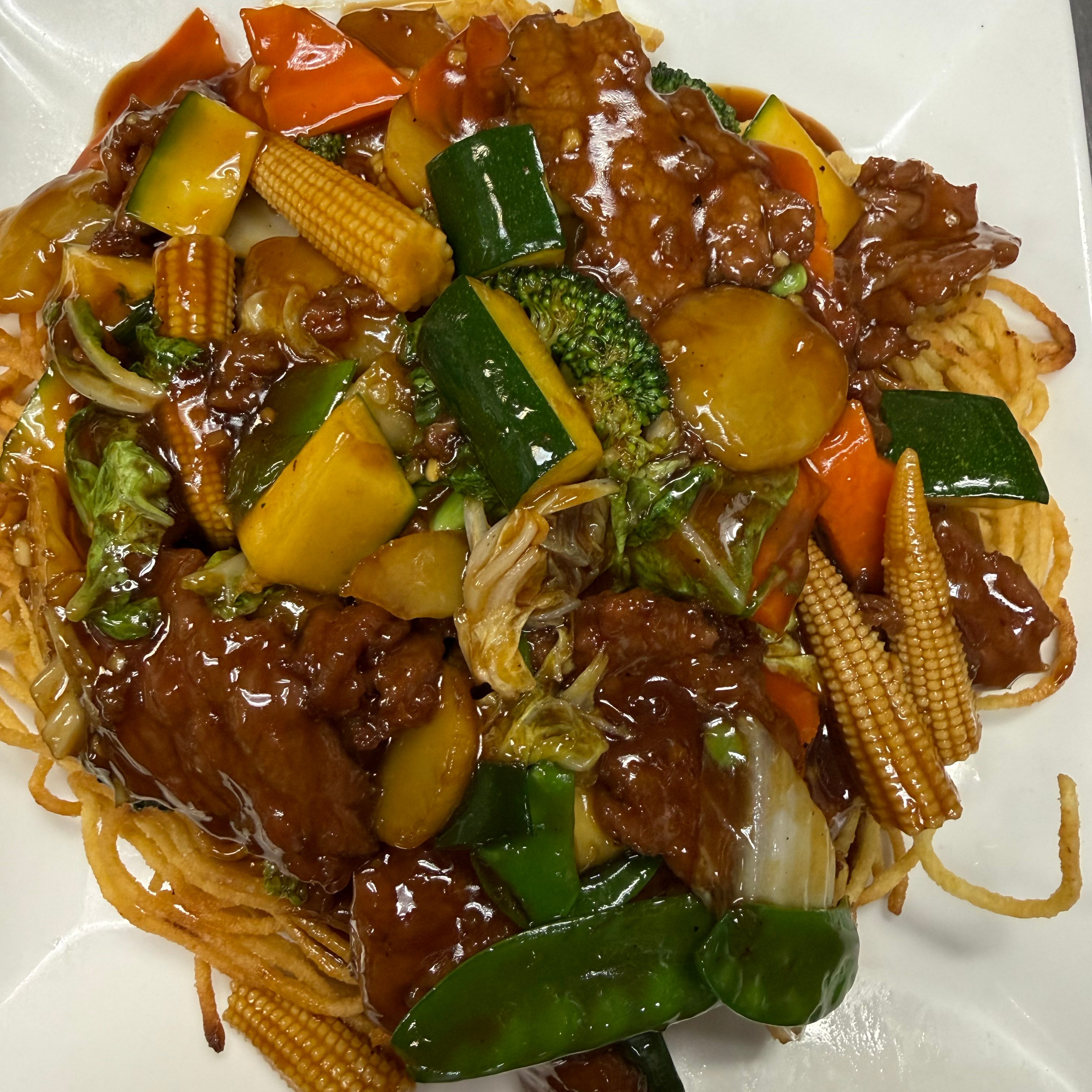 Pan Fried Noodles.